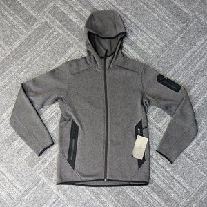 NEW $200 Arc'teryx Mens Covert Hoody - Black Heather - Small - Full Zip Fleece